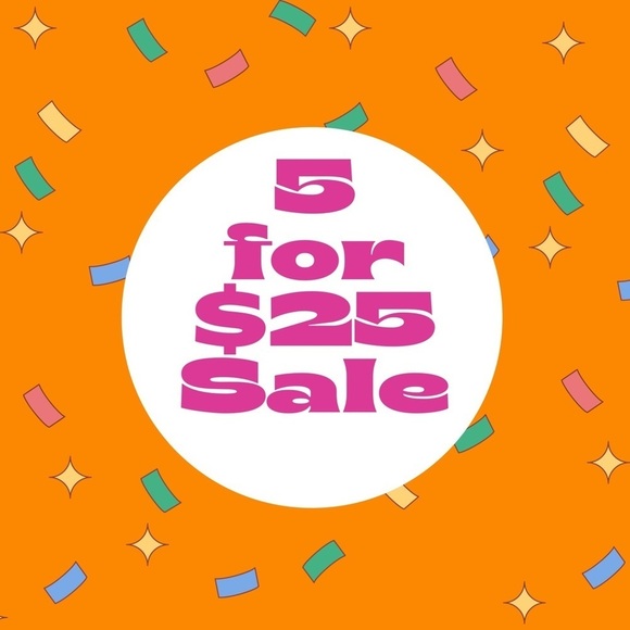 Sale 5 items for $25 with reduced shipping! - Picture 1 of 1